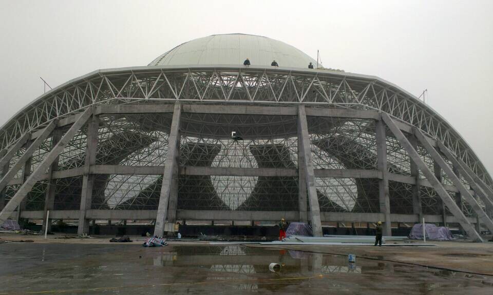 普陀温泉馆网架工程