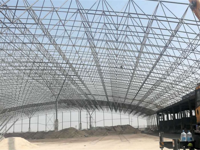 普陀钢厂料仓网架工程